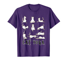Load image into Gallery viewer, Fun Cat Yoga Gift T Shirt, Cute Family Gift, Lt
