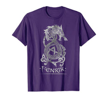 Load image into Gallery viewer, Fenrir T-Shirt Wolf Norse Mythology Viking Odin Thor Tshirt