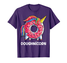 Load image into Gallery viewer, Doughnicorn Unicorn Donut Shirt Girls Rainbow Unicorns Squad