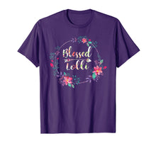 Load image into Gallery viewer, Blessed Lolli T-Shirt With Floral, Heart Mother's Day Gift