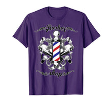 Load image into Gallery viewer, Barber Shop TShirt Hairstylist Hair Barbers Gift Tee Shirt