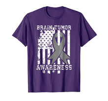 Load image into Gallery viewer, American Flag Shirt Gift for Brain Tumor Patients