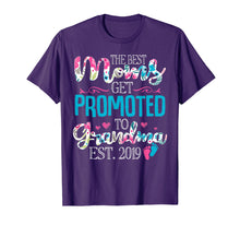 Load image into Gallery viewer, Promoted to Grandma Est 2019 New Grandma T-Shirt Mothes Day