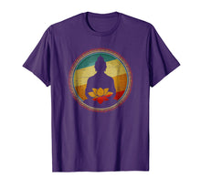 Load image into Gallery viewer, Buddha Lotus Flower Meditation Vintage T-shirt