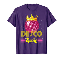 Load image into Gallery viewer, Disco Queen Tshirt - Retro 70s Vintage Disco Ball