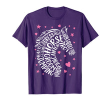 Load image into Gallery viewer, Horse T shirt for Girls Women Gifts Horses Horseback Riding