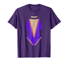 Load image into Gallery viewer, Aerial Silks Girls Top Costume T Shirt Purple Showman Gift