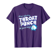 Load image into Gallery viewer, Distressed Refreshing Throat Punch T-Shirt Blue