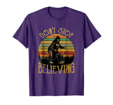 Load image into Gallery viewer, Don't Stop Believing Bigfoot T Shirt Gift for Women Men
