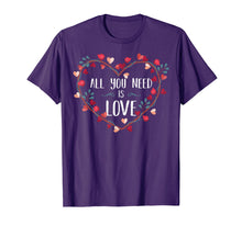 Load image into Gallery viewer, All You Need Is Love T-Shirt St Valentine's Day Kids & Women