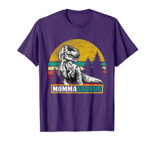 Load image into Gallery viewer, Mommasaurus T Shirt T Rex Momma Saurus Dinosaur Mom Dad
