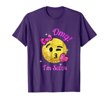 Load image into Gallery viewer, 7th birthday shirt for girls