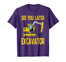 Load image into Gallery viewer, Excavator Kids Shirt Boys Toddler Excavator Dig Tee