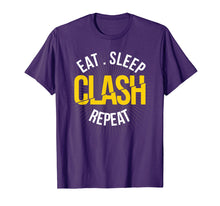Load image into Gallery viewer, Gaming Clan: Eat, Sleep, Clash Repeat, Clash on Shirt