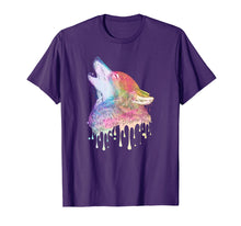 Load image into Gallery viewer, Wolf Shirt Wildlife T Shirt Colorful Wolves Gift Wild Animal