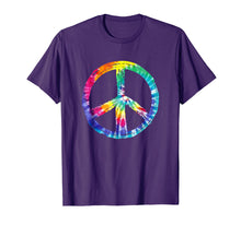 Load image into Gallery viewer, Tye Dye Peace Sign T Shirt