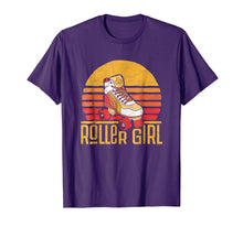 Load image into Gallery viewer, Seventies Roller Girl Skating Shirt - RetroRoller Skate