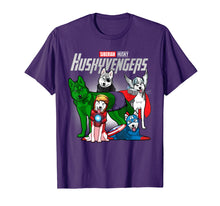 Load image into Gallery viewer, Huskyvengers Shirt - Funny Siberian Husky Dog Lover T Shirt