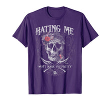 Load image into Gallery viewer, Hating Me Won't Make You Pretty Skull Tshirt