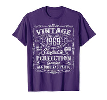 Load image into Gallery viewer, Classic 50th birthday gift Vintage 1969 tshirt for men women