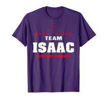 Load image into Gallery viewer, Team Isaac lifetime member shirt surname Isaac name T-Shirt