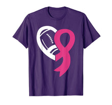 Load image into Gallery viewer, Football Breast Cancer Awareness Month T-Shirt
