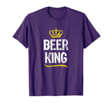 Load image into Gallery viewer, Beer King Men Boys Drinking Funny Cool Lover Gift T-Shirt-2446409