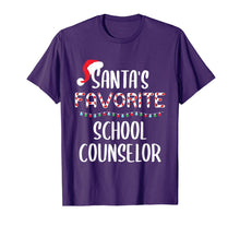 Load image into Gallery viewer, Santas Favorite School Counselor Pajamas Christmas Xmas T-Shirt