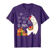 Load image into Gallery viewer, Fa La La Llama - Christmas Alpaca Lover Gift T-Shirt