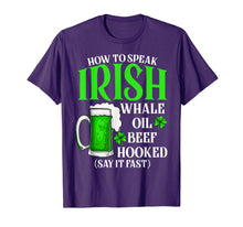 Load image into Gallery viewer, Funny Drinking Beer Gift St Patricks Day How To Speak Irish T-Shirt-534320
