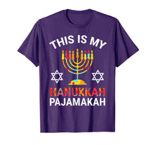 Load image into Gallery viewer, Hanukkah Gift For Womens Mens This is My Hanukkah Pajamakah T-Shirt-3209912