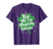 Load image into Gallery viewer, Kiss Me I'm Magically Delicious Funny St Patricks Day Gift T-Shirt-709275
