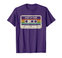 Load image into Gallery viewer, Vintage Best of 1982 37th Birthday Cassette T-Shirt