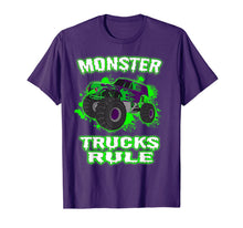 Load image into Gallery viewer, Awesome Monster Trucks Rule for Adults Youth and Toddlers T-Shirt-115137
