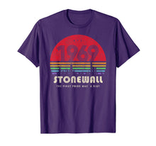 Load image into Gallery viewer, Pride Shirt 50th Anniversary Stonewall 1969 Was A Riot LGBTQ T-Shirt