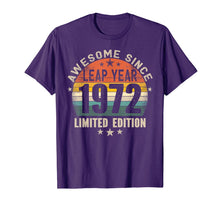 Load image into Gallery viewer, Leap Year Birthday - Awesome Since 1972 Vintage Leap Day T-Shirt-2718129