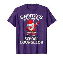Load image into Gallery viewer, Santa's Favorite School Counselor Christmas T-Shirt-2274199