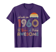 Load image into Gallery viewer, Vintage 1960 Made in 1960 60th birthday 60 years old Gift T-Shirt-542691