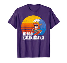 Load image into Gallery viewer, Christmas Mele Kalikimaka Surfing Santa Hawaiian T-Shirt-1539163