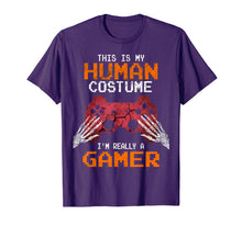 Load image into Gallery viewer, Halloween Gamer Video Games Human Costume Boys Teens Gift T-Shirt