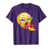 Load image into Gallery viewer, Lady Bling Face Emoji Costume Smiley Funny Emoticon Shirt