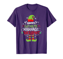 Load image into Gallery viewer, Santa's Favorite Massage Therapist T-Shirt