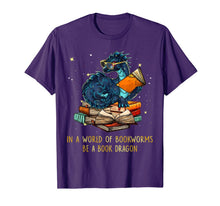 Load image into Gallery viewer, Funny Reading Gift Book Dragon Books Nerds - Dragon Lovers T-Shirt-383493