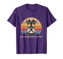 Load image into Gallery viewer, Dog Vintage Best Schnauzer Dad Ever - Fathers Day Gift T-Shirt-1279878