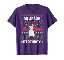 Load image into Gallery viewer, Go Jesus Its Your Birthday Ugly Christmas Xmas Gift Idea T-Shirt
