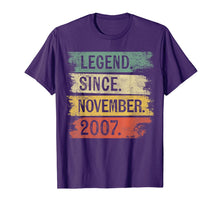 Load image into Gallery viewer, Legend Since November 2007 12 Year Old 12th Birthday Gifts T-Shirt