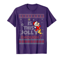 Load image into Gallery viewer, Ugly Sweater. Funny Is this jolly enough Shirt Grumpy Dwarf. T-Shirt-2013973