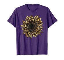 Load image into Gallery viewer, Cool Cheetah Leopard Print Sunflower Tshirt for Women Girls T-Shirt-697367