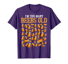 Load image into Gallery viewer, Funny 50 Year Old Beer Drinking Gag Gift, 50th Birthday T-Shirt