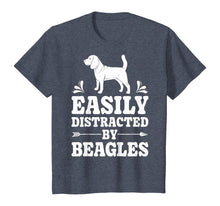 Load image into Gallery viewer, Easily Distracted By Beagles Funny Dog Lover Gifts Beagle T-Shirt